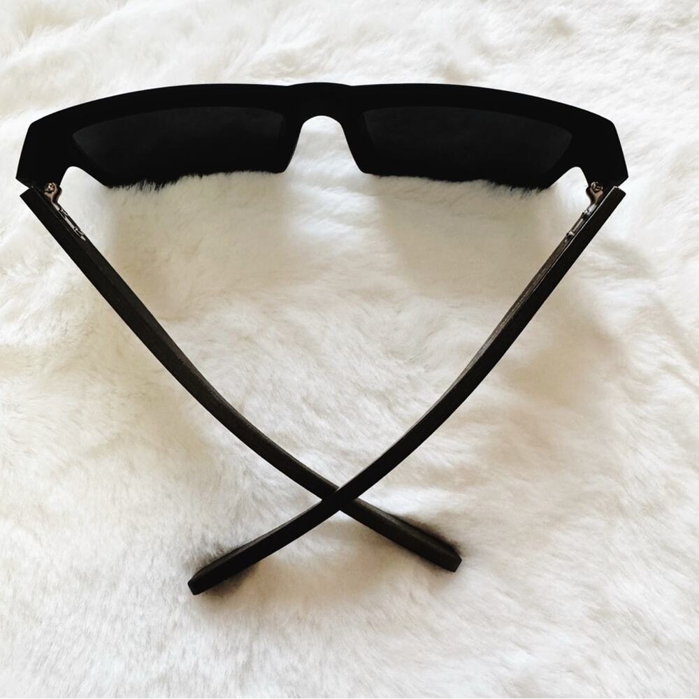 Jensen Black & Black Wood Sunglasses - Picture 9 of 10